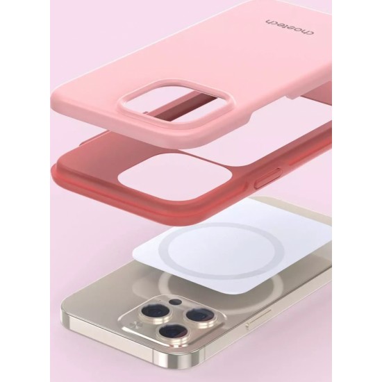 Choetech MFM Anti-drop case Made For MagSafe for iPhone 13 Pro Max pink (PC0114-MFM-PK)