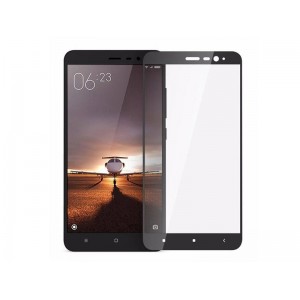 4Kom.pl Tempered glass full screen Xiaomi Redmi Note 3/ 3 Pro black