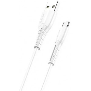 4Kom.pl USAMS Kabel U35 microUSB 2A Fast Charge 1m biały/white SJ365USB02 (US-SJ365)