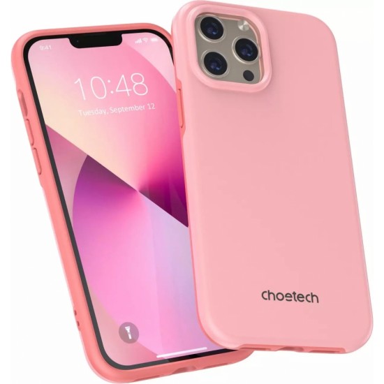 Choetech MFM Anti-drop case Made For MagSafe for iPhone 13 Pro Max pink (PC0114-MFM-PK)