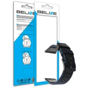 Producenttymczasowy Beline smartwatch strap Watch strap for 22mm Weekender blue/black