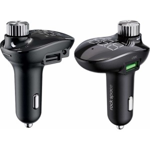 Rock Space B302 Car Charger FM Transmitter MP3 Bluetooth