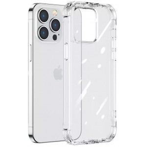 Ugreen Joyroom Defender Series Case Cover for iPhone 14 Plus Armor Case with Hooks Stand Transparent (JR-14H3)