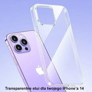 4Kom.pl Etui na telefon USMAS Primary do iPhone 14 Pro transparent