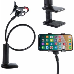 Alogy Flex Holder with Desk Clip Flexible Tripod Universal phone holder / Black