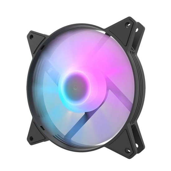 Darkflash Computer Fan Set Darkflash C6,  RGB, 3in1 120x120 (black)