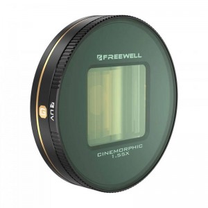 Freewell Gold Anamorphic Lens 1.55x Freewell for Galaxy and Sherp