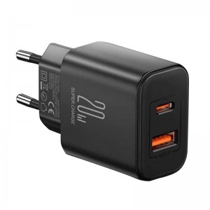 Joyroom Charger Flash Joyroom  JR-TCF05, (EU) 20W A+C (black)