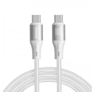 Joyroom Cable Joyroom Light-Speed USB-C to USB-C SA25-CC5 , 100W , 1.2m (white)