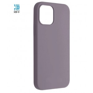 Riff Тонкий & Мягкий силиконовый чехол-крышка с мягкой подкладкой для iPhone 13 Lavender Grey