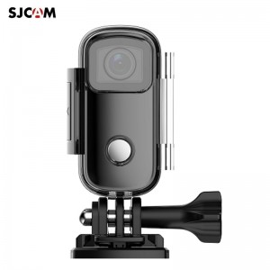 Sjcam C100+ Mini 4K Soc tīklu Aktivitāšu un Sporta kamera 30m Magnētisku korpusu Wi-Fi Live režīmu Melna
