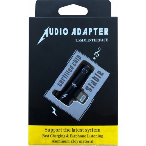 Riff ADP23 Bluetooth Audio Adapters Lightning līdz 3,5 mm ligzda Aux + Lightning uzlādes adapteris