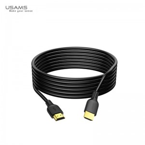 Usams U49 US-SJ426 Высокоскоростной видео кабель HDMI на HDMI 4K HD 1.8м Черный