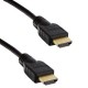 Riff HDMI Vads V1.4 Ar Internetu ar Filtru type A - 19/19 male/male Gold Platted 1.5m Melns (Bulk)