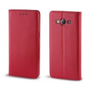 Takeme Чехол-книжка с магнетической фиксацией без клипсы Samsung Galaxy Note10 (N970F) Красный