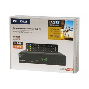 PRL Dekoder tuner DVB-T2 BLOW 4625FHD H.265