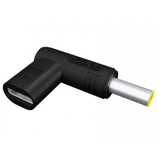 PRL Adapter USB gniazdo USB-C-wtyk DC3,0/5,5