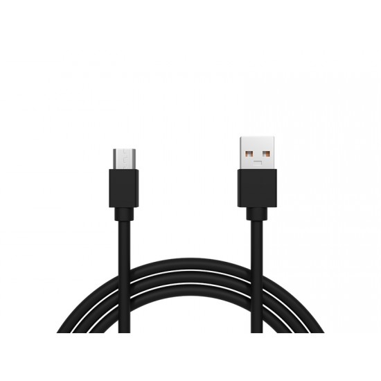 PRL Przyłącze USB A - micro B 1,5m czarne HQ
