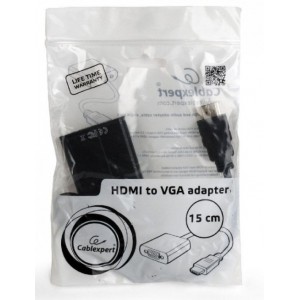 Gembird HDMI (19pin) to VGA (15pin) Adapteris