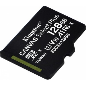 Kingston Micro Select Canvas Select Plus 128GB Atmiņas Karte