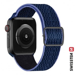 Swissten Нейлоновый Pемешок с пряжкой для Apple Watch 38 / 40 / 41 mm