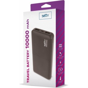 Setty Power Bank 10000mAh Портативный аккумулятор