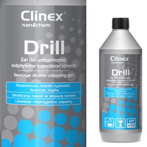 Clinex Gel agent for unclogging sinks and sewer pipes CLINEX Drill 1L