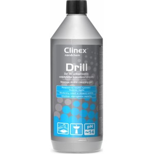 Clinex Gel agent for unclogging sinks and sewer pipes CLINEX Drill 1L