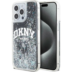 Dkny Etui DKNY Liquid Glitter Big Logo na iPhone 13 Pro Max - czarne