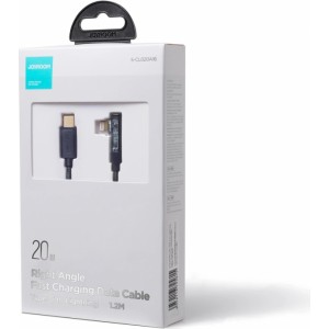 Joyroom S-CL020A6 Lightning cable angled - USB-C fast charging and transfer 20W 1.2 m - blue