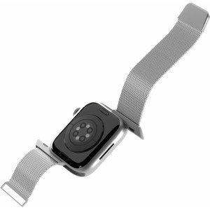 Puro 'MILANESE' watch band for Apple Watch 38–40–41mm, argento