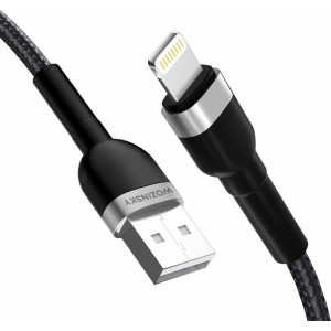 Wozinsky WNBAL2 USB-A / Lightning 2.4A cable 2 m - black