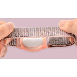 Tech-Protect Nylon Children's Strap for Apple AirTag - Pink