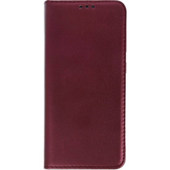 None Smart Magnetic case for Oppo A57 4G / A57 5G / A57s burgundy