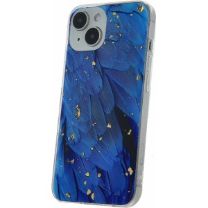 None Gold Glam case for iPhone 11 blue