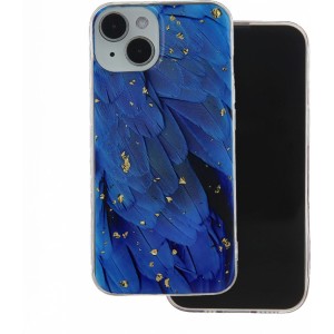 None Gold Glam case for iPhone 11 blue