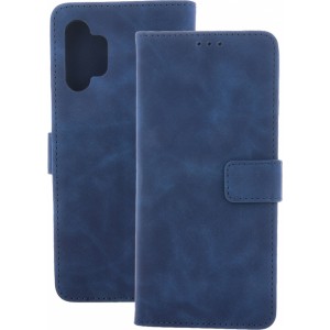 None Smart Velvet case for iPhone 15 Plus 6,7" navy blue