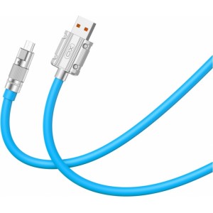 XO cable NB227 USB - microUSB 1,2 m 6A blue