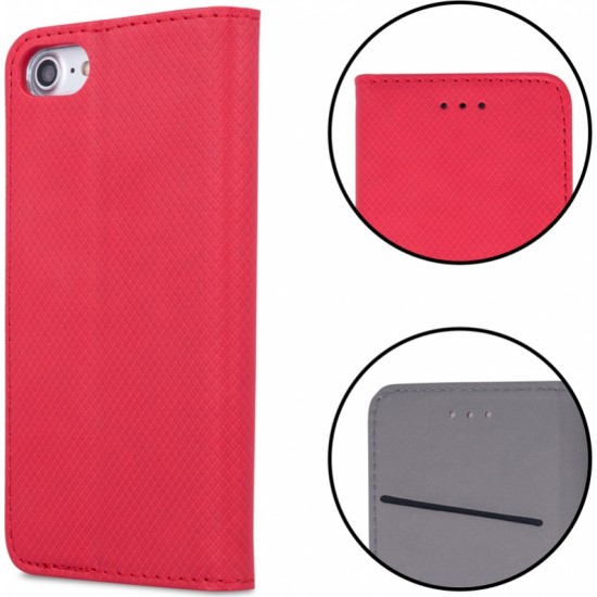 None Smart Magnet case for Xiaomi 13 Pro red