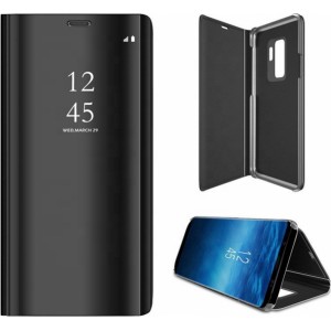 None Smart Clear View case for Xiaomi Redmi Note 12 4G black