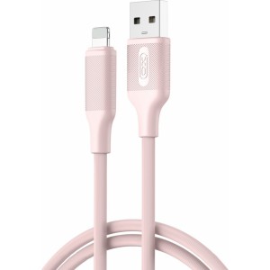 None XO cable NB265 USB - Lightning  1,0m 2,4A pink