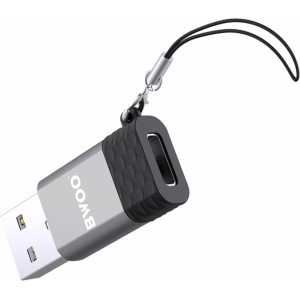 BWOO adapter BZ-38 USB-C - USB gray OTG