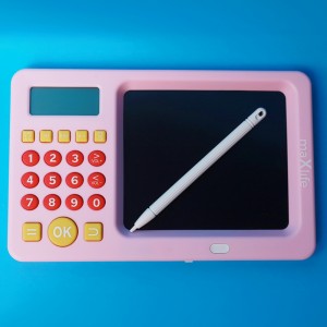 Telforceone Maxlife kids writing board with calculator MXWB-01 pink