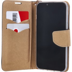 None Smart Fancy case for iPhone 15 6,1" gold-black