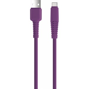 None Setty cable USB - USB-C 1,5 m 2,1A KSA-C-1.5219 purple