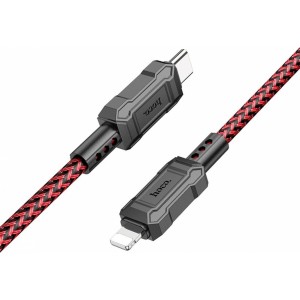 Hoco cable Type C to Lightning PD 2,4A 20W X94 1 m red