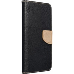 OEM FANCY Book for SAMSUNG S22 ULTRA black / gold