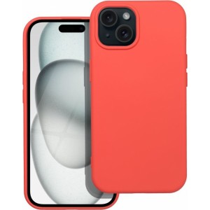 OEM SILICONE case for IPHONE 15 peach