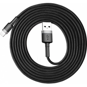 Baseus cable USB A to Lightning 2A Cafule CALKLF-RV1 3 m black gold