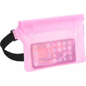 OEM Waterproof bag for mobile phone with belt clip rose